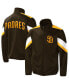 Men's Brown San Diego Padres Earned Run Full-Zip Jacket