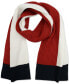 Men's Colorblock Embroidered Logo Scarf