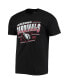 Фото #3 товара Men's Black Arizona Cardinals Throwback T-shirt
