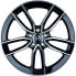 Колесный диск литой Keskin KT21 Elegant black front polish 7.5x17 ET45 - LK5/114.3 ML72.6
