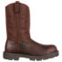 Фото #1 товара Georgia Boots Homeland Steel Toe Waterproof Eh Wellington Mens Brown Work Safet