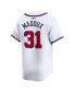 ფოტო #3 პროდუქტის Men's Greg Maddux White Atlanta Braves Home Limited Player Jersey