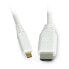 Фото #1 товара MicroHDMI cable - HDMI original for Raspberry Pi 4 - 1m - white