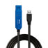 Lindy 10m USB 3.0 Active Extension Cable Pro - 10 m - USB A - USB A - USB 3.2 Gen 1 (3.1 Gen 1) - 5000 Mbit/s - Black