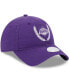 Women's Purple Los Angeles Lakers Leaves 9TWENTY Adjustable Hat