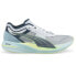 Фото #1 товара Puma Deviate Nitro Elite Racer Running Mens Blue, Green, Grey Sneakers Athletic