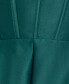 ფოტო #5 პროდუქტის Women's Satin Draped-Neck Mini Dress