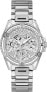 Фото #2 товара Guess Damen Multifunkion Armbanduhr Queen silber 40 mm GW0464L1