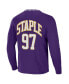 ფოტო #4 პროდუქტის Men's NFL X Staple Purple Minnesota Vikings Core Long Sleeve Jersey Style T-shirt