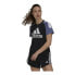 Фото #9 товара Футболка с коротким рукавом женская Adidas Sportswear Colorblock Чёрный