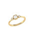 ფოტო #1 პროდუქტის Cushion Cut Natural Diamonds Birthstone Ring in 14K Yellow Gold