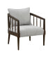 Фото #1 товара 29" Josefine Wide Spindle Accent Armchair with Removable Back Pillow