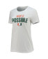 Фото #2 товара Women's White Miami Hurricanes More Is Possible T-shirt