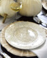 Фото #5 товара Chloe 4 Piece Beige Floral Accent Dessert Plate Set