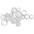 Wall mirror Alexandra House Living Silver Metal Circles 11 x 91 x 60 cm