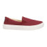 Фото #1 товара TOMS Luca Slip On Womens Burgundy Sneakers Casual Shoes 10019053T