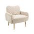 Фото #2 товара Velvet Chair, Accent Chair/ Living Room Leisure Chair With Metal Feet
