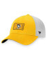 ფოტო #1 პროდუქტის Men's Gold, White Pittsburgh Penguins Authentic Pro Trucker Snapback Hat