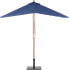 Beliani Parasol ogrodowy 144 x 195 cm niebieski FLAMENCO (58133)