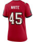 Фото #2 товара Women's Devin White Red Tampa Bay Buccaneers Game Player Jersey