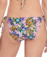Фото #3 товара Women's Flower Burst Side-Tie Bikini Bottoms, Created for Macy's