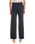 Vince Linen-Blend Wide Leg Pant Women's Blue 4