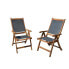 Фото #2 товара Набор садовой мебели AUCUNE Set aus 2 Sesseln aus FSC und Akazienholz - Grau