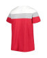 Women's Crimson Alabama Crimson Tide Plus Size Split Body T-shirt