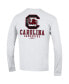 Men's White South Carolina Gamecocks Team Stack 3-Hit Long Sleeve T-shirt