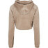 Фото #7 товара URBAN CLASSICS Cropped Velvet Oversized Big Hooded Sweatshirt