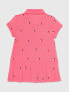 Фото #2 товара Babies' Heart Logo Pleated Polo Dress