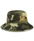 Men's Camo Miami Marlins 2022 Armed Forces Day Bucket Hat