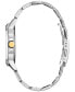 ფოტო #2 პროდუქტის Men's Two-Tone Stainless Steel Bracelet Watch 41mm