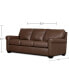 Фото #5 товара Savoy II 83" Leather Sofa