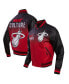 ფოტო #1 პროდუქტის Men's Black Miami Heat 2023/24 City Edition Full-Zip Varsity Jacket