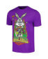 ფოტო #3 პროდუქტის Men's and Women's Bugs Bunny Purple Looney Tunes 3-Eyed Bugs T-shirt