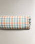 Gingham flannel pillowcase