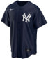 Фото #3 товара Men's Derek Jeter Navy New York Yankees Alternate Replica Player Jersey