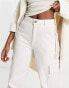 Фото #4 товара Hollister utility baggy cargo trousers in beige