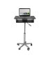 Фото #2 товара Folding Table Laptop Cart, Graphite