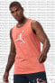 Фото #1 товара Jordan MVP Flight Cotton Tank Top Singlet Pink Pamuklu Erkek Spor Atlet Somon
