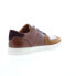 Фото #8 товара Bruno Magli Ducca BM2DUCB0 Mens Brown Leather Lifestyle Sneakers Shoes 8.5