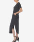 ფოტო #3 პროდუქტის Women's Short Sleeve V-Neck Maxi Dress