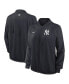 Women's Navy New York Yankees Authentic Collection Team Raglan Performance Full-Zip Jacket