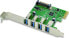 Фото #1 товара Kontroler Conceptronic PCIe x1 - 4x USB 3.0 (EMRICK02G)
