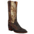 Фото #2 товара Lucchese Taryn Metallic Snip Toe Cowboy Womens Brown Casual Boots CL2540-W8