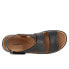 Фото #8 товара Trotters Nobu T2106-001 Womens Black Leather Strap Sandals Shoes 6