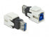 Фото #3 товара Delock 86394 - Flat - White - USB A - USB B - Female - Female