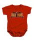 Фото #1 товара Пижама Batman Baby Girls Bat Logo On Red Snapsuit.