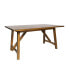 Фото #2 товара Carroll Wooden Dining Table With Trestle Style Base